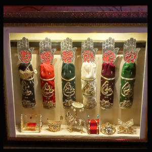 Beautiful Home Azakhana Frame Panjetan & Mola Abbas AS Alam High Quality Frame With Light