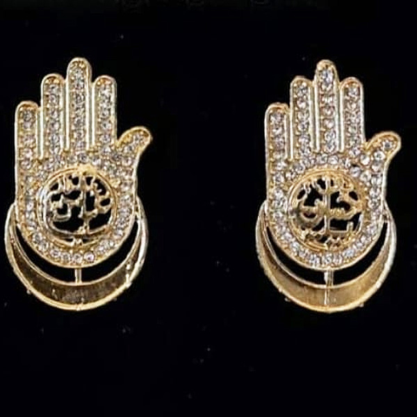 Moon Design With Panja Badges Ya Hussain Ya Abbas AS