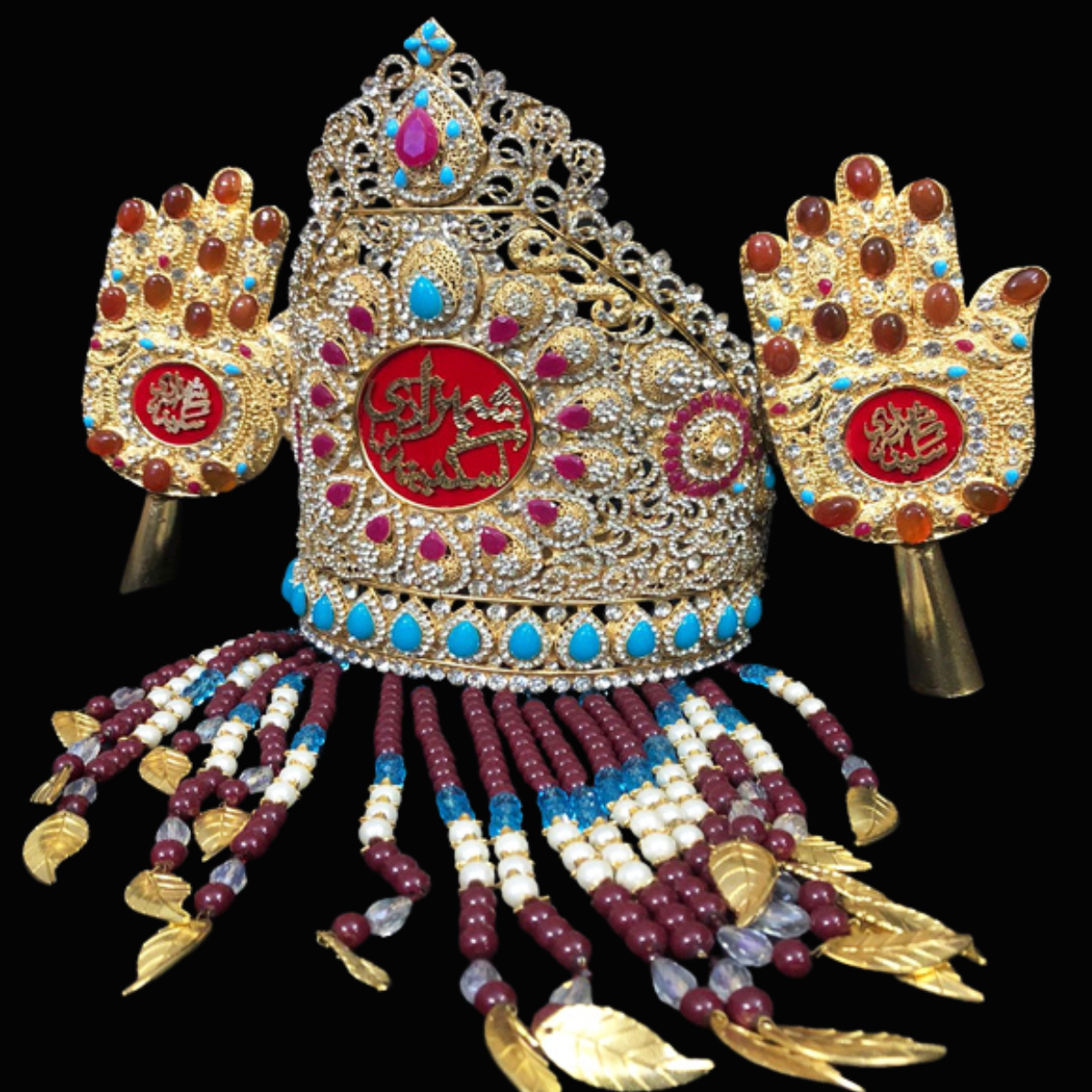 Taj Shahzadi Sakina with Ferozi Stones