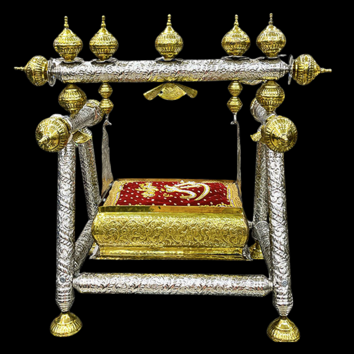Medium Size Jhoolah Shahzada Ali Asghar (as) Silver
