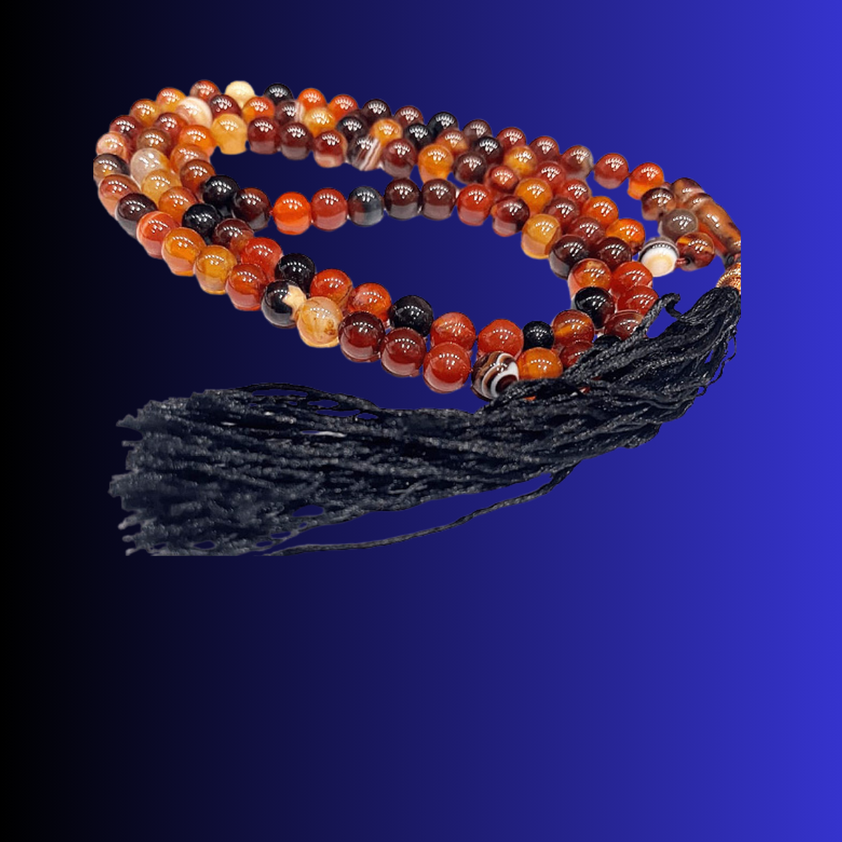 Mix Aqeeq Tasbeeh 100 Beads